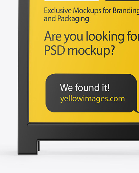 Street Stand Mockup PSD #1
