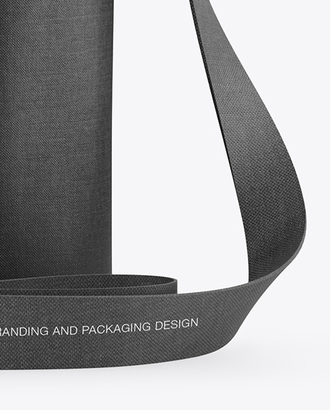 Matte Water Bottle W/ Case Mockup
