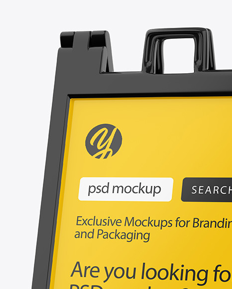 Street Stand Mockup PSD #2