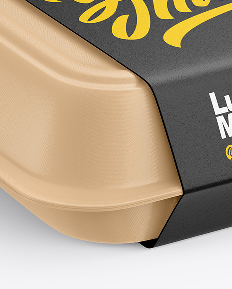 Download Lunch Box Mockup In Box Mockups On Yellow Images Object Mockups