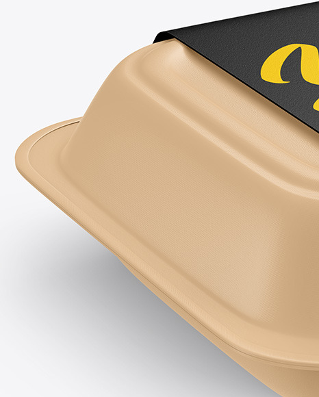 Download Lunch Box Mockup In Box Mockups On Yellow Images Object Mockups