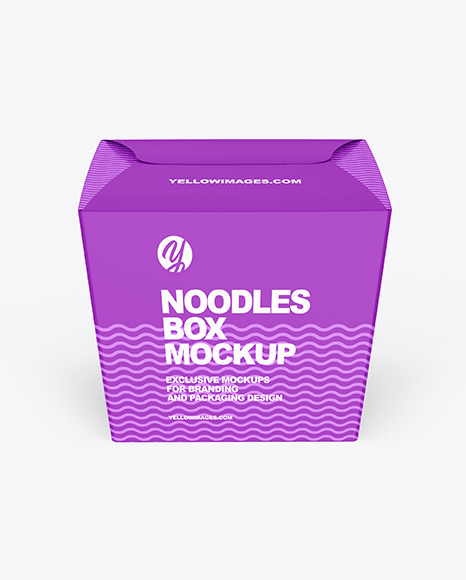 Download Matte Noodles Box Mockup Yellowimages Mockups