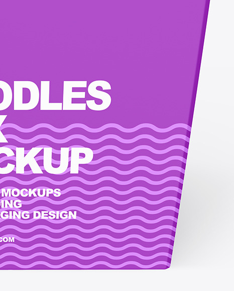 Download Matte Noodles Box Mockup in Box Mockups on Yellow Images ...