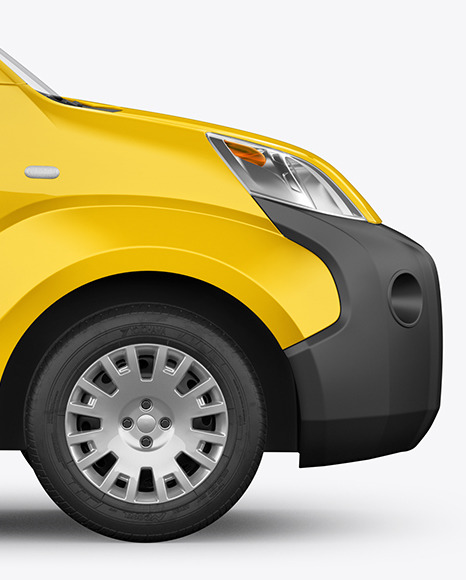 Panel Van Mockup   Side View PSD #6