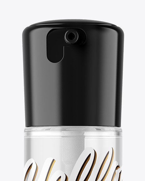 Clear Cosmetic Bottle Mockup PSD #2