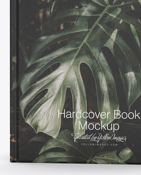 Hardcover Books w  Fabric Cover Mockup PSD #3