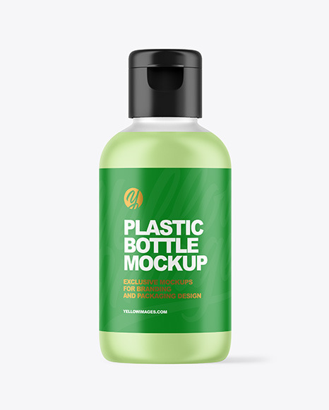 Frosted Cosmetic Bottle Mockup