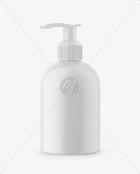Matte Gel Bottle Mockup PSD #3