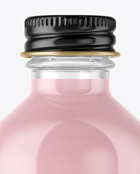 Glass Cosmetic Bottle Mockup PSD #7