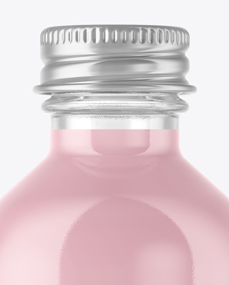 Glass Cosmetic Bottle Mockup PSD #5