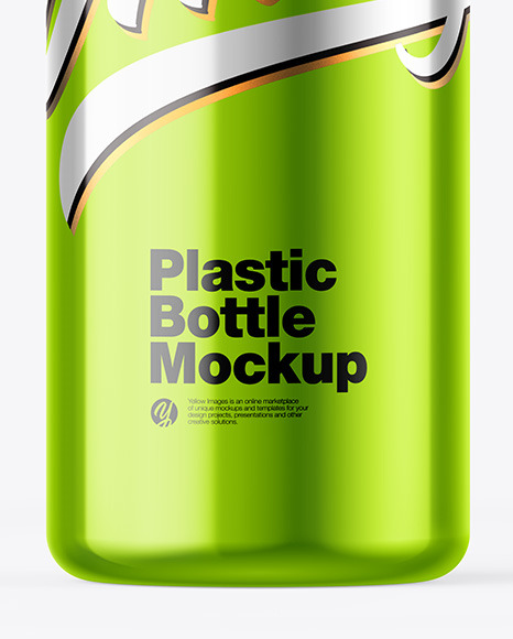 Metallic Bottle Mockup PSD #1