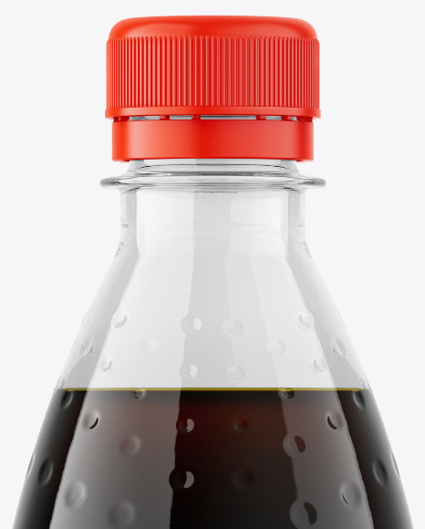 PET Bottle with Cola Mockup PSD #2