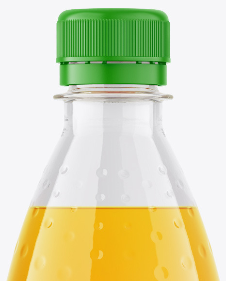 PET Bottle with Multifruit Drink Mockup PSD #2