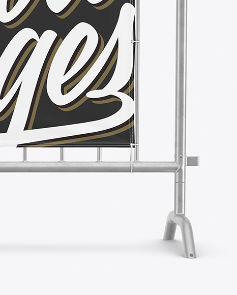 Crowd Control Banner Mockup PSD #7