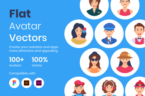 Flat Avatar Vectors