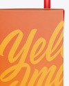 Juice Box with Straw Mockup - Front view