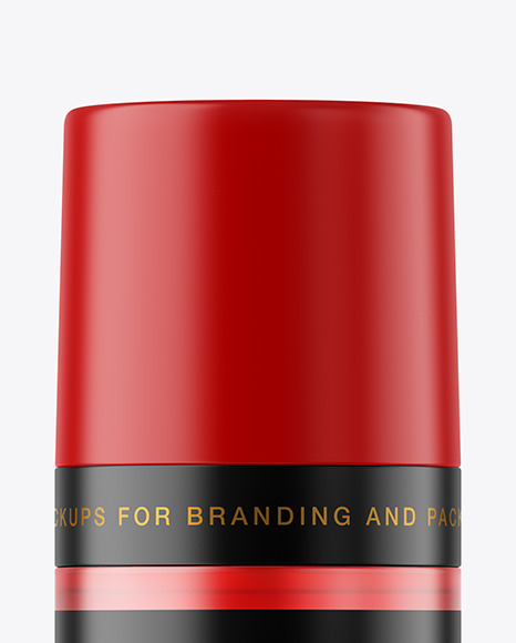 Frosted Color Plastic Bottle with Pump Mockup PSD #6