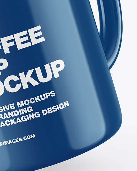 Glossy Coffee Cup w  Splash Mockup PSD #7
