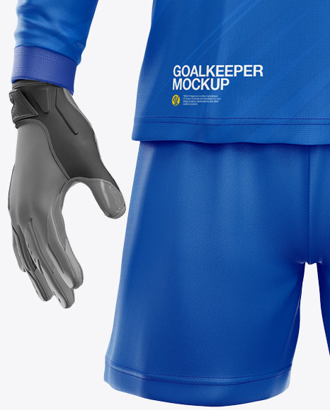 Goalkeeper Mockup   Front View PSD #6