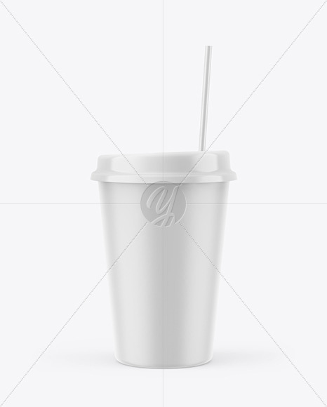 Matte Coffee Cup Mockup In Cup Bowl Mockups On Yellow Images Object Mockups