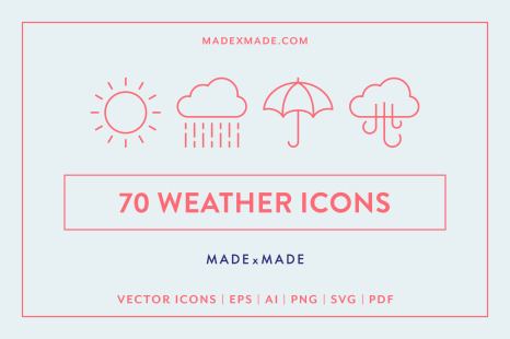 Weather Line Icons