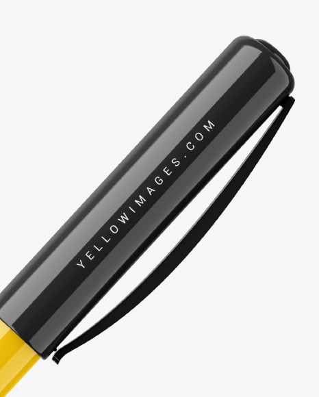 Glossy Pen Mockup PSD #1