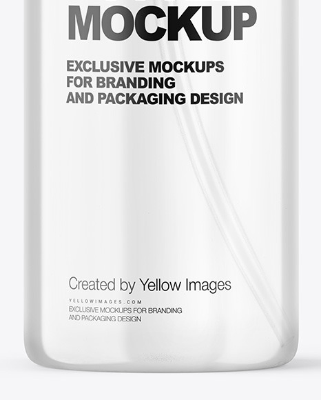 Download Clear Cosmetic Bottle With Pump Mockup In Bottle Mockups On Yellow Images Object Mockups PSD Mockup Templates