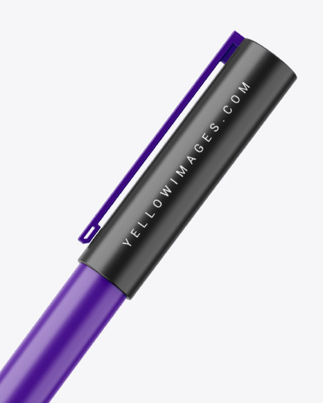 Matte Pen Mockup PSD #1