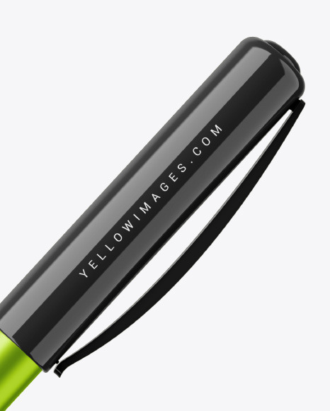 Metallic Pen Mockup PSD #1