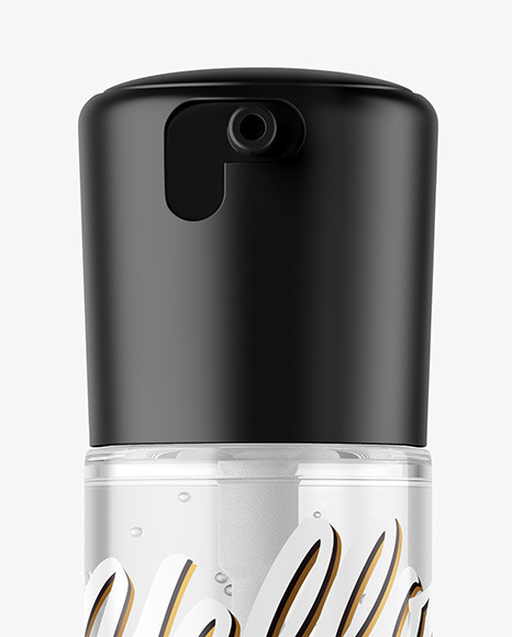 Clear Cosmetic Bottle Mockup PSD #2