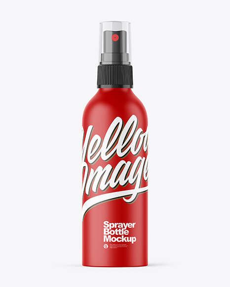 Download Matte 200ml Spray Bottle Mockup In Bottle Mockups On Yellow Images Object Mockups