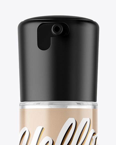 Clear Сosmetic Bottle Mockup PSD #2