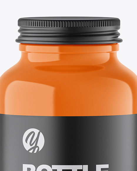 Glossy Bottle Mockup PSD #7