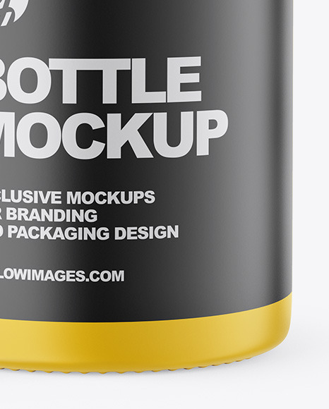Matte Bottle Mockup PSD #5
