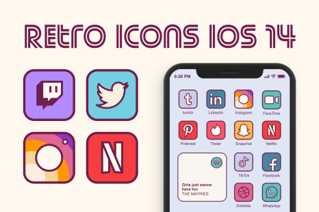 Download Newest Icons On Yellow Images Creative Store PSD Mockup Templates