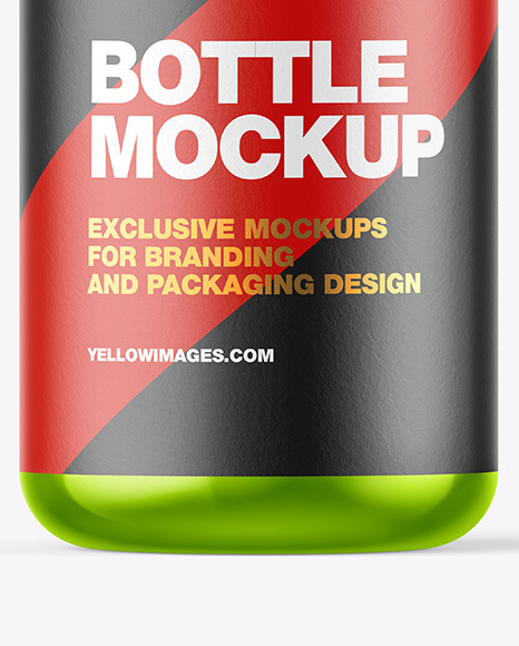 Metallic Bottle Mockup PSD #6