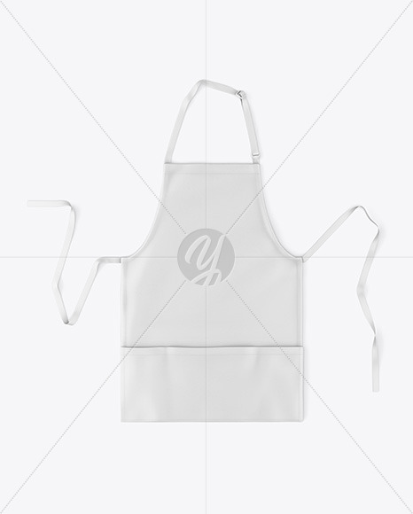 Download Apron With Leather Parts Mockup Top View In Apparel Mockups On Yellow Images Object Mockups