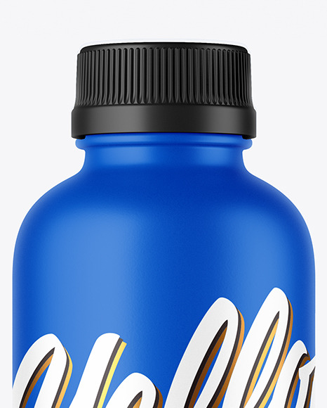 Matte Plastic Bottle Mockup PSD #2