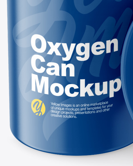 Matte Oxygen Can W  Inhaler Cap PSD #6