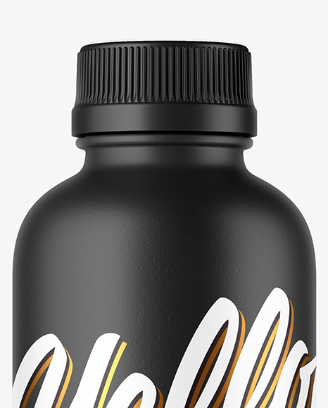 Textured Plastic Bottle Mockup PSD #2