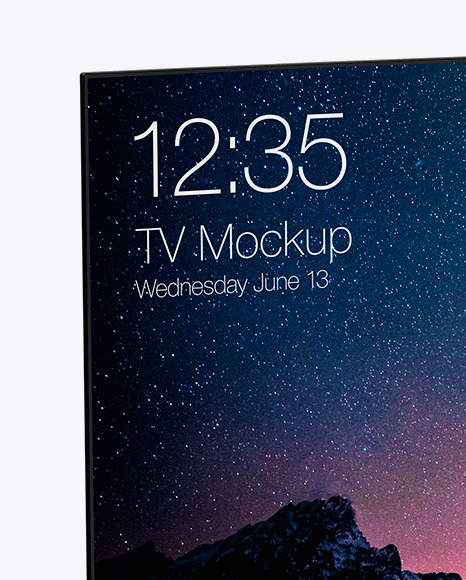 TV Mockup PSD #1