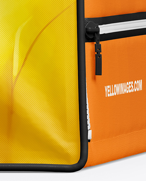 Download Delivery Bag Mockup Front View In Object Mockups On Yellow Images Object Mockups