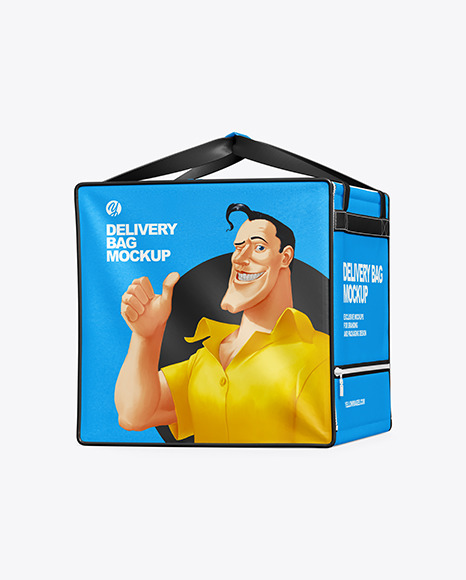 Delivery Bag Mockup In Object Mockups On Yellow Images Object Mockups