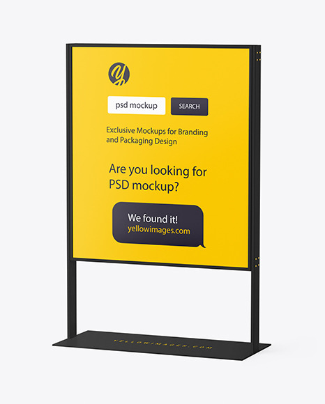 Plastic Stand Mockup