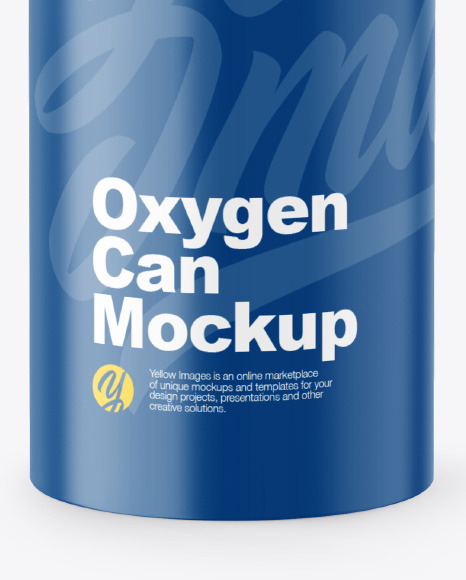 Matte Oxygen Can W  Inhaler Cap PSD #6