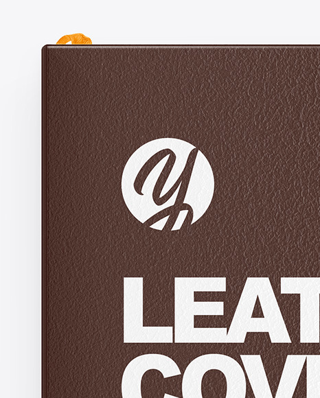 Leather Notebook Mockup PSD #6