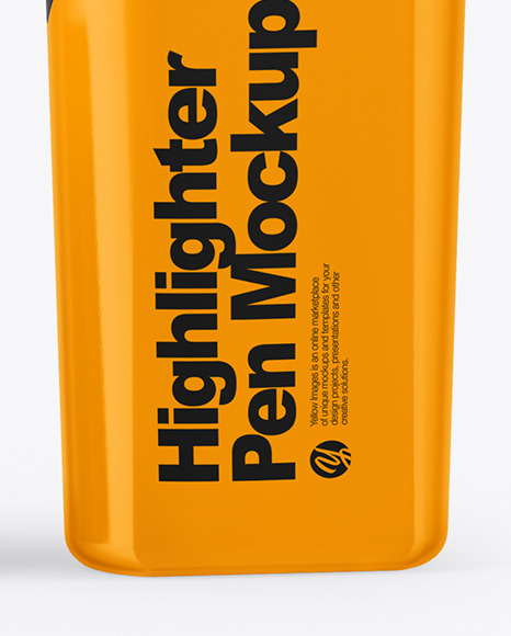 Highlighter Pen Mockup PSD #7