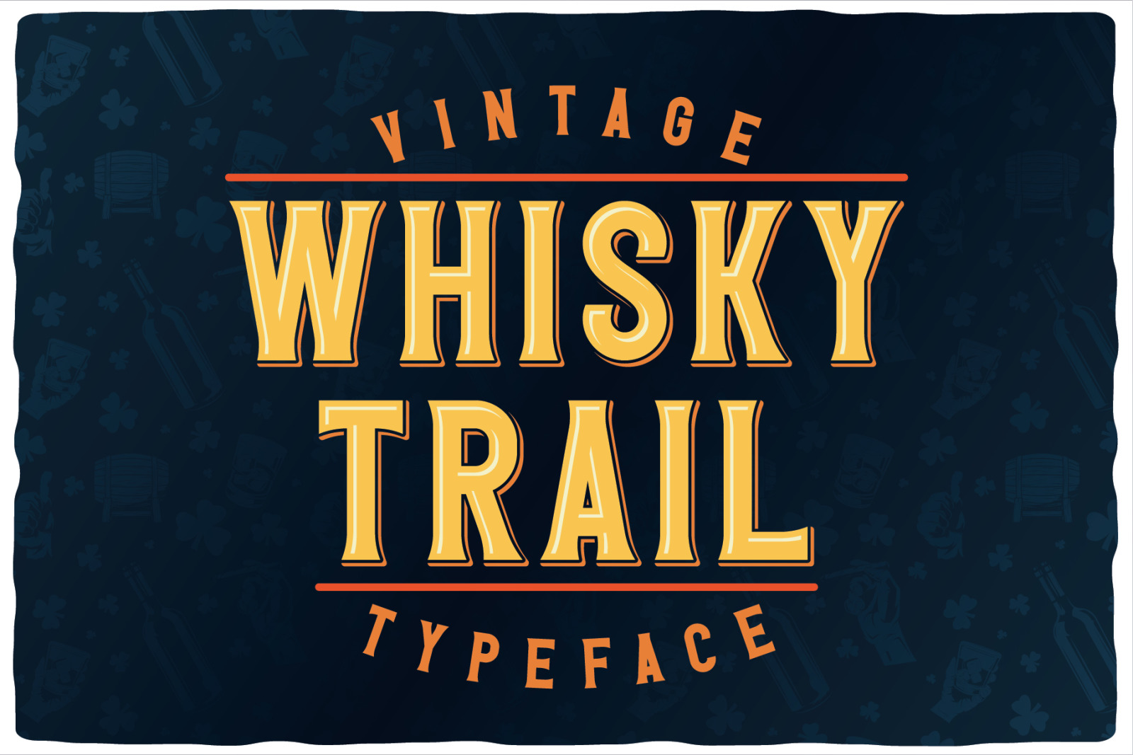 Whisky Trail Font Bonus In Fonts On Yellow Images Creative Store