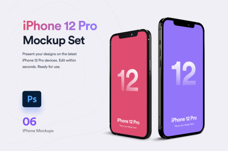 Download Iphone 12 Pro Mockup In Product Mockups On Yellow Images Creative Store