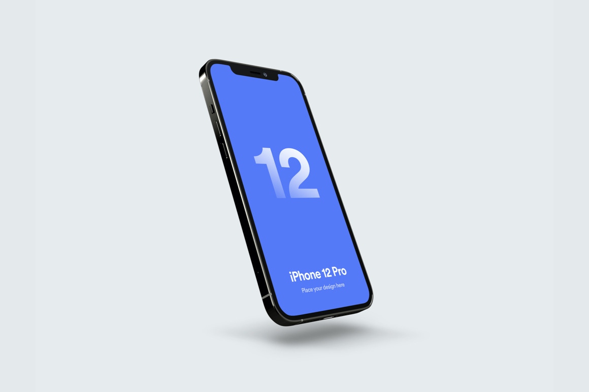 Download Iphone 12 Pro Mockup In Product Mockups On Yellow Images Creative Store